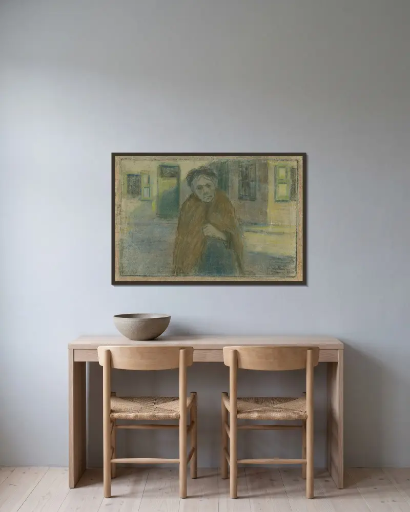 Matka Van Mieghema, Eugeen Van Mieghem w ramie na ścianie