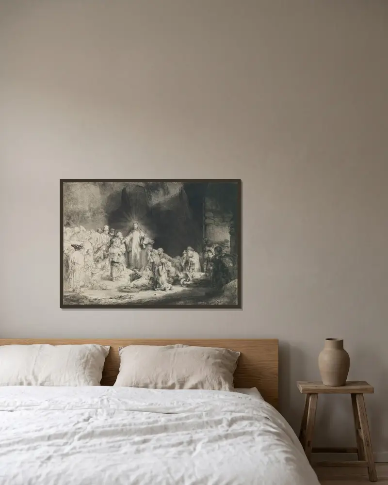 Stugulden, Rembrandt van Rijn w ramie na ścianie