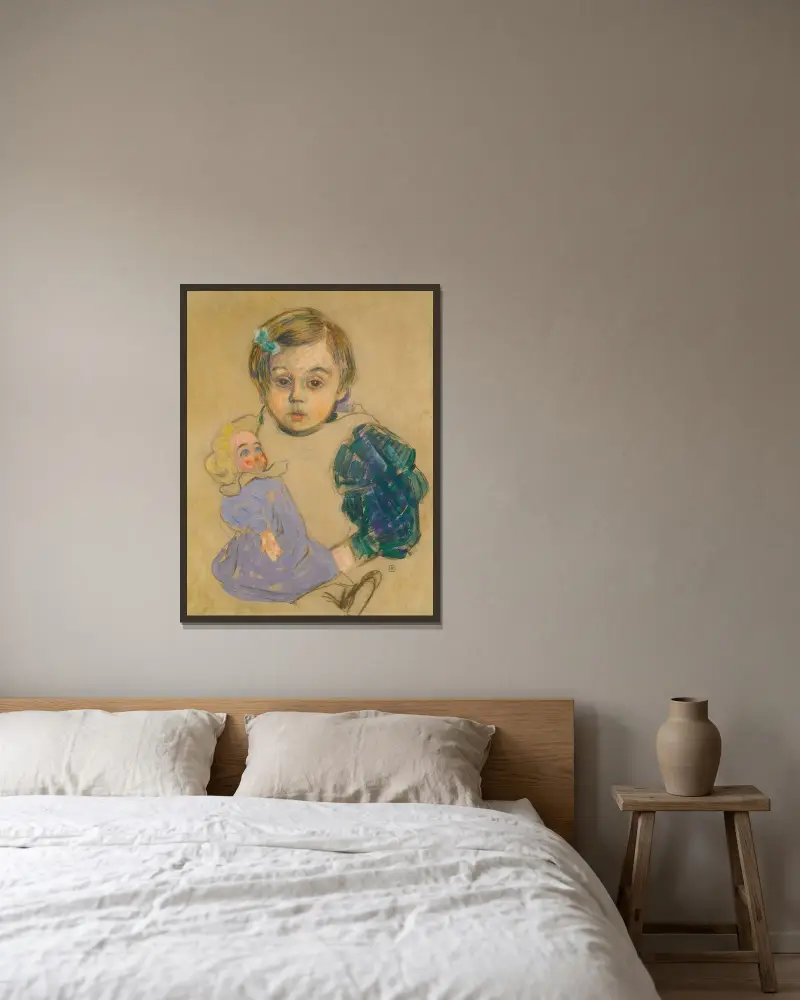 Élisabeth Van Rysselberghe von Theo van Rysselberghe gerahmt an einer Wand