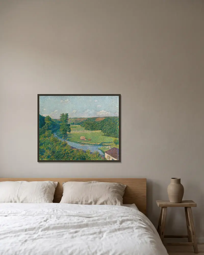 Sambreské údolí, Theo van Rysselberghe v rámu na stěně