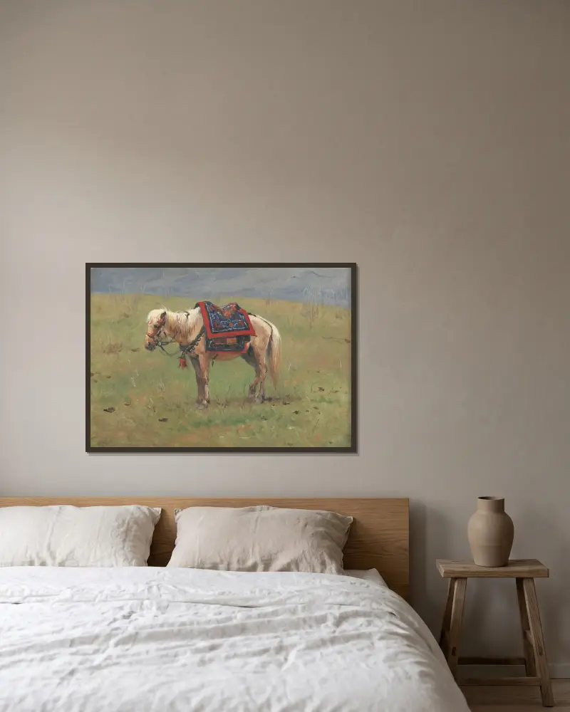 Himálajští poníci, Vasily Vereshchagin v rámu na stěně