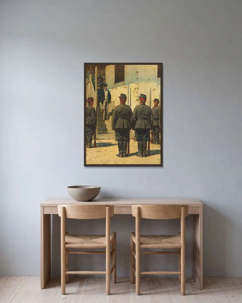Szpieg, Vasily Vereshchagin w ramie na ścianie