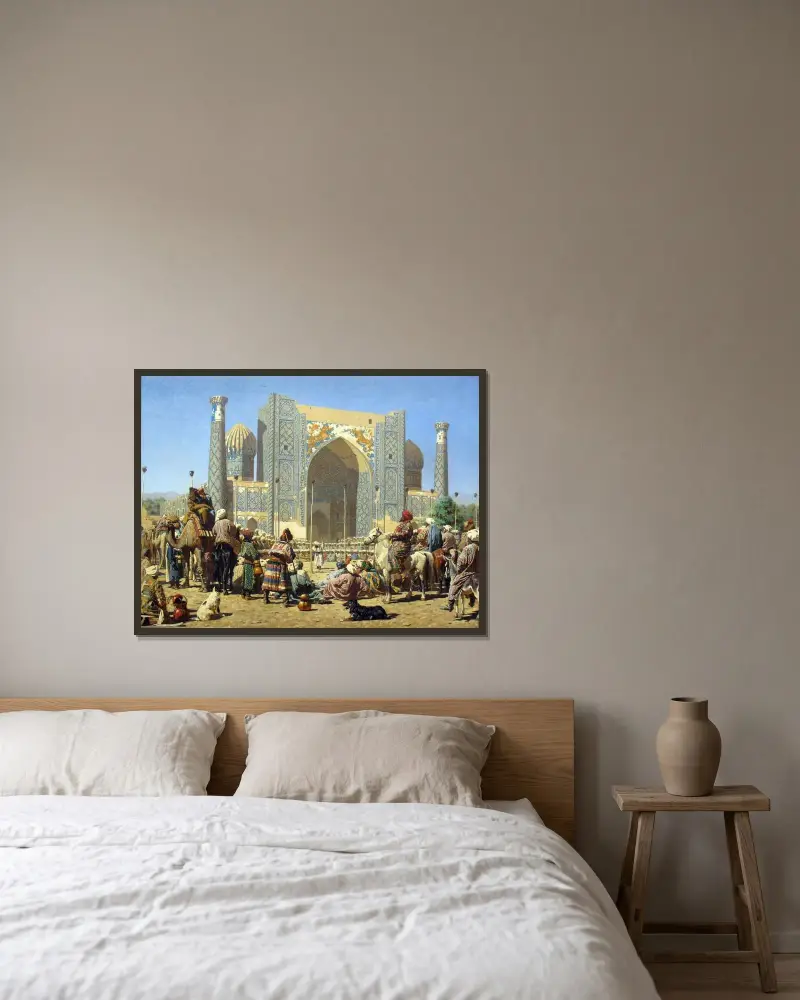 Sie triumphieren von Vasily Vereshchagin gerahmt an einer Wand