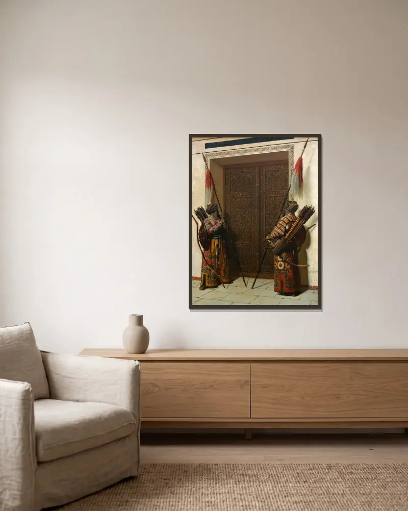 Timurs (Tamerlans) Tore von Vasily Vereshchagin gerahmt an einer Wand