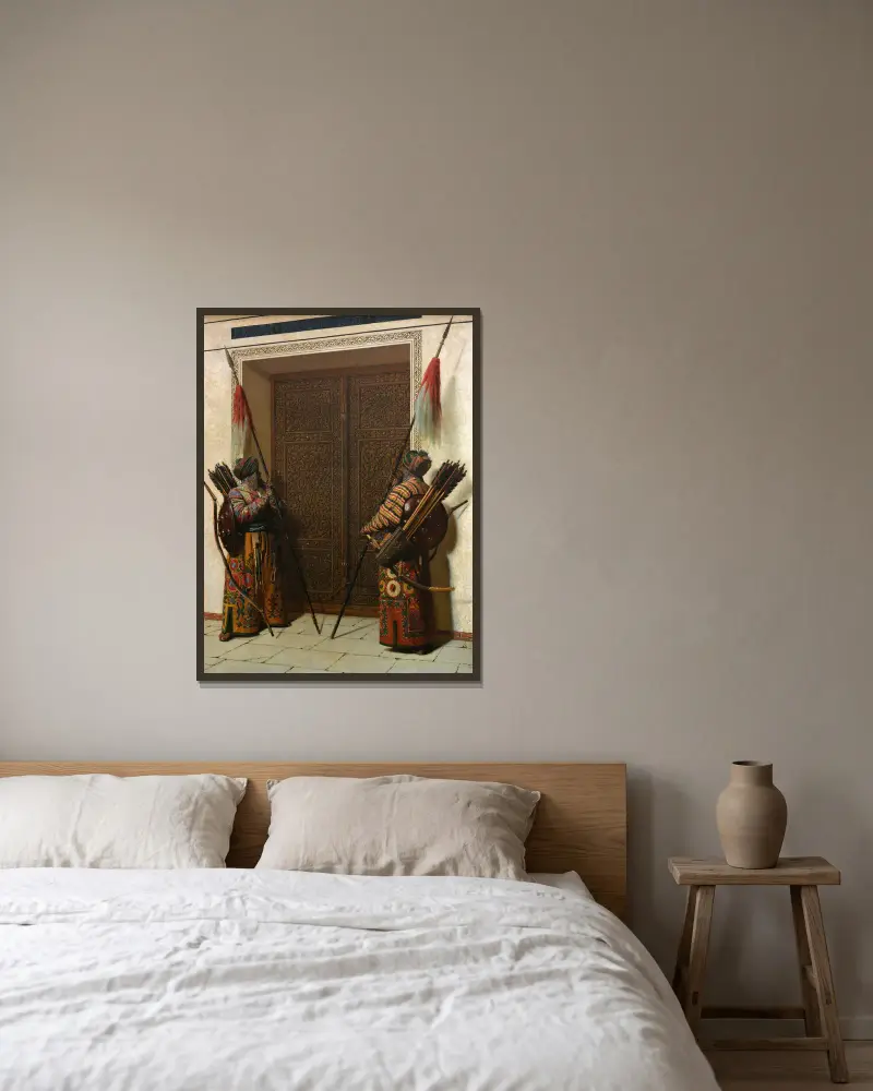 Timurs (Tamerlans) Tore von Vasily Vereshchagin gerahmt an einer Wand