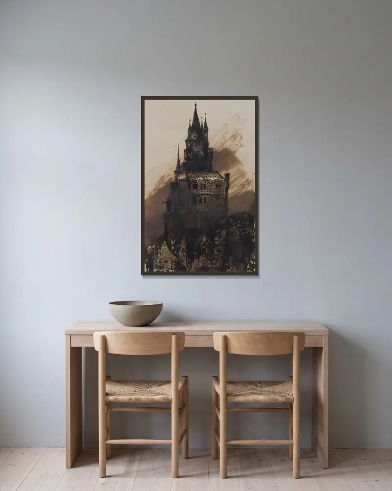 Cologne av Victor Hugo inramad på en vägg