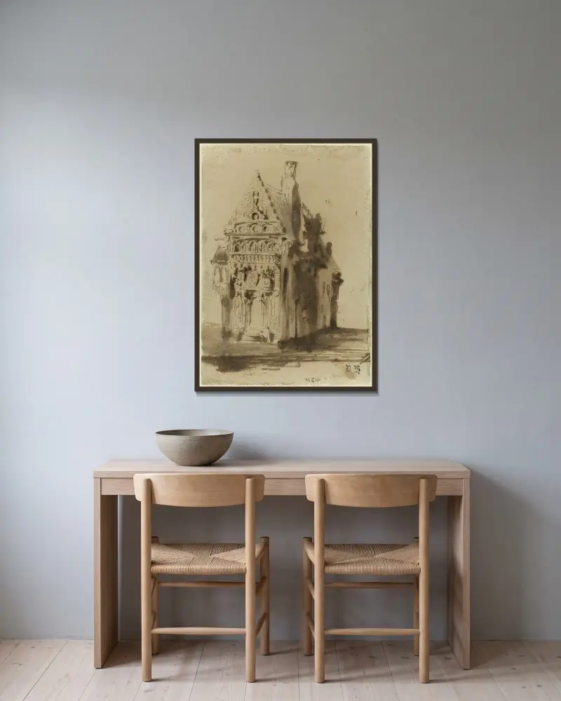 Memor av Victor Hugo inramad på en vägg