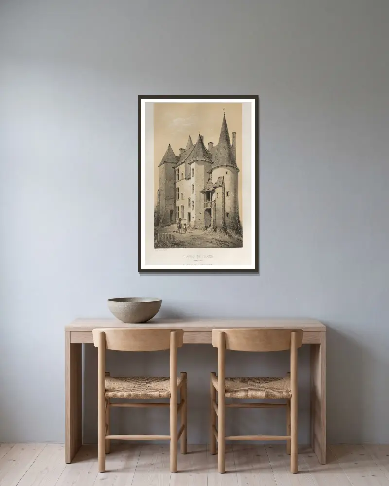 Château De Chassy (Saône et Loire), Victor Petit v rámu na stěně