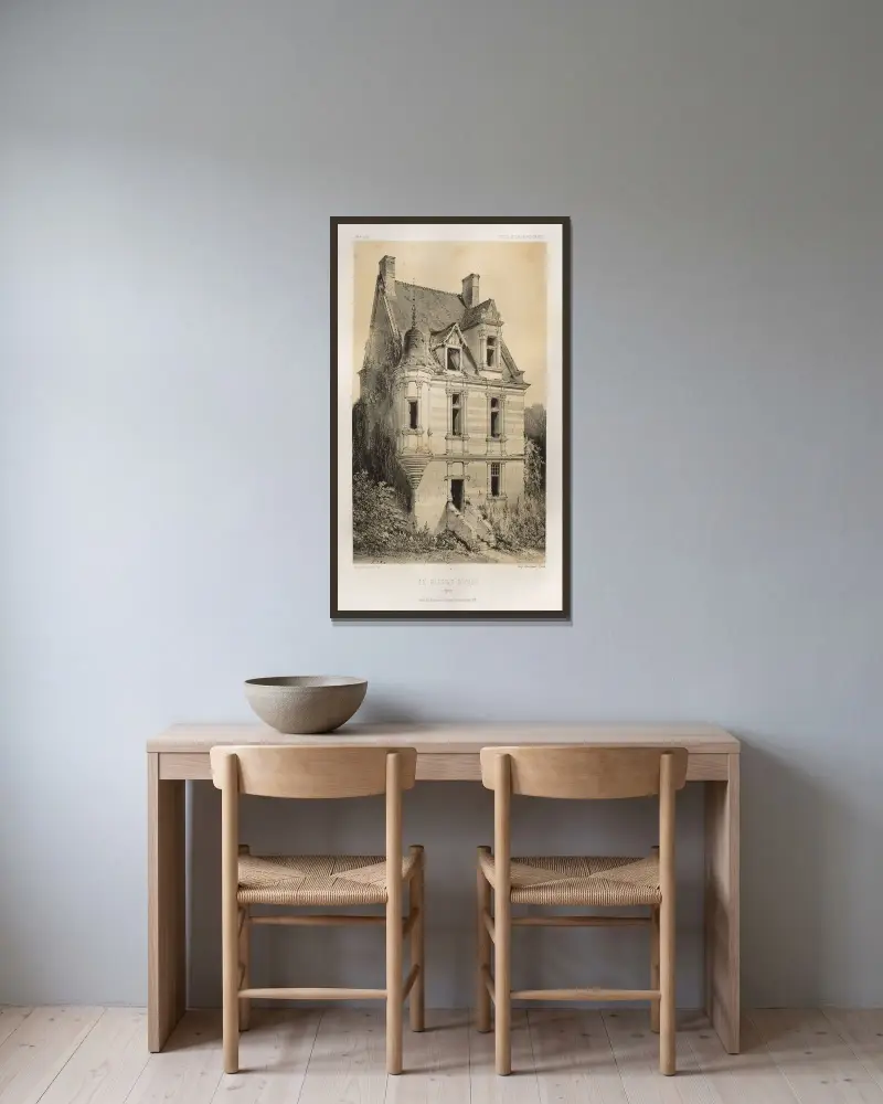 Le Plessis-Dumée (Yonne) von Victor Petit gerahmt an einer Wand