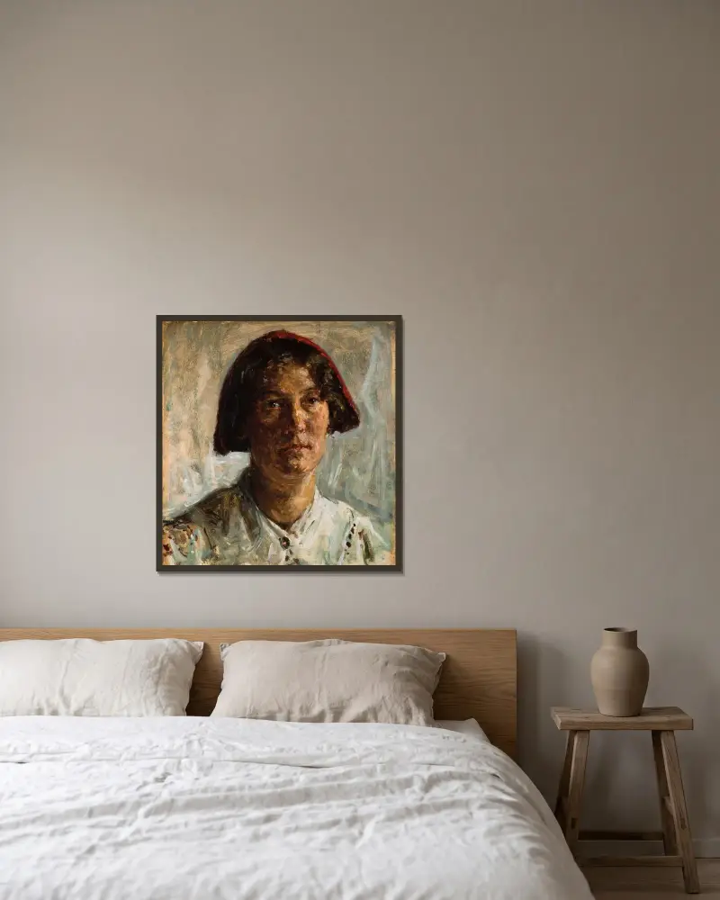 Alice Nordin av Viggo Johansen inramad på en vägg