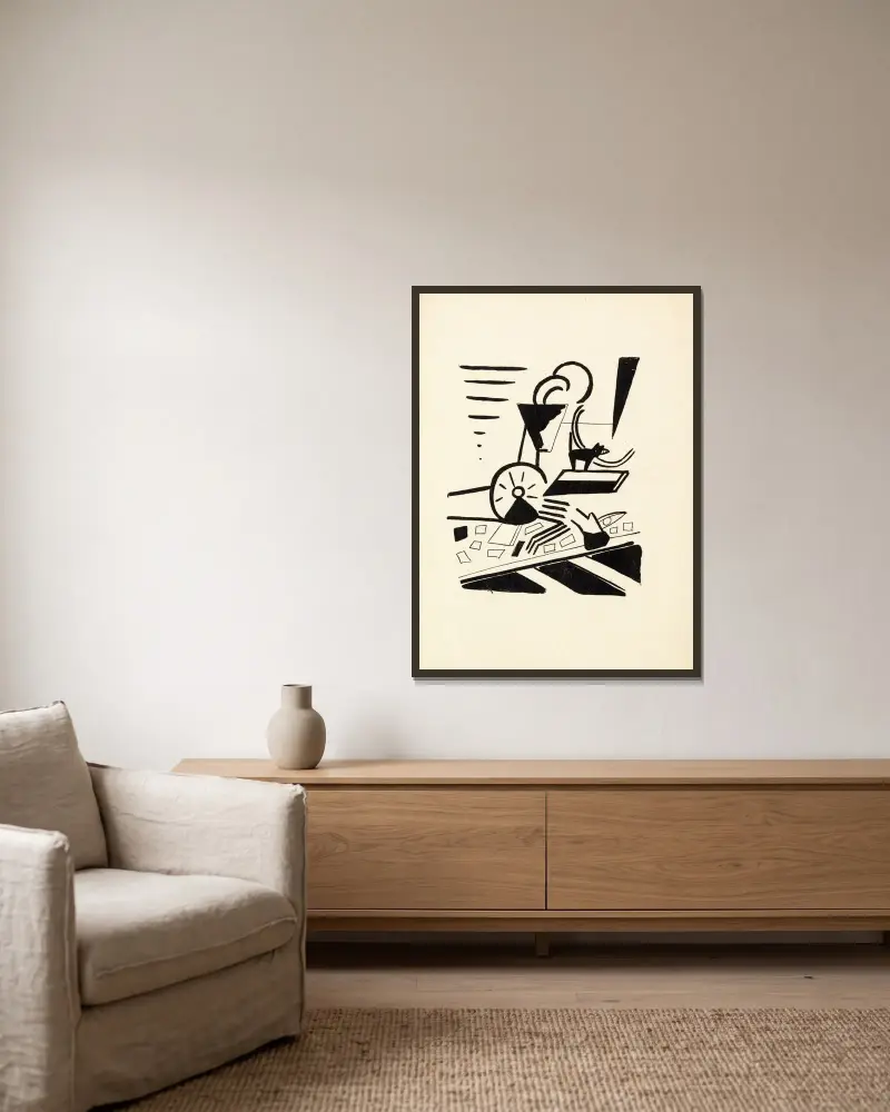 Wladimir Majakowski, Tafel 3 von Vladimir Mayakovsky gerahmt an einer Wand