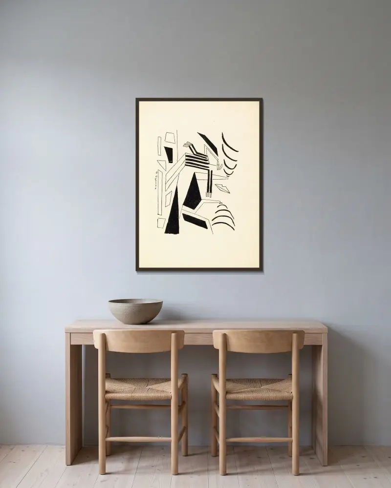 Vladimir Majakowski, Tafel 5 von Vladimir Mayakovsky gerahmt an einer Wand
