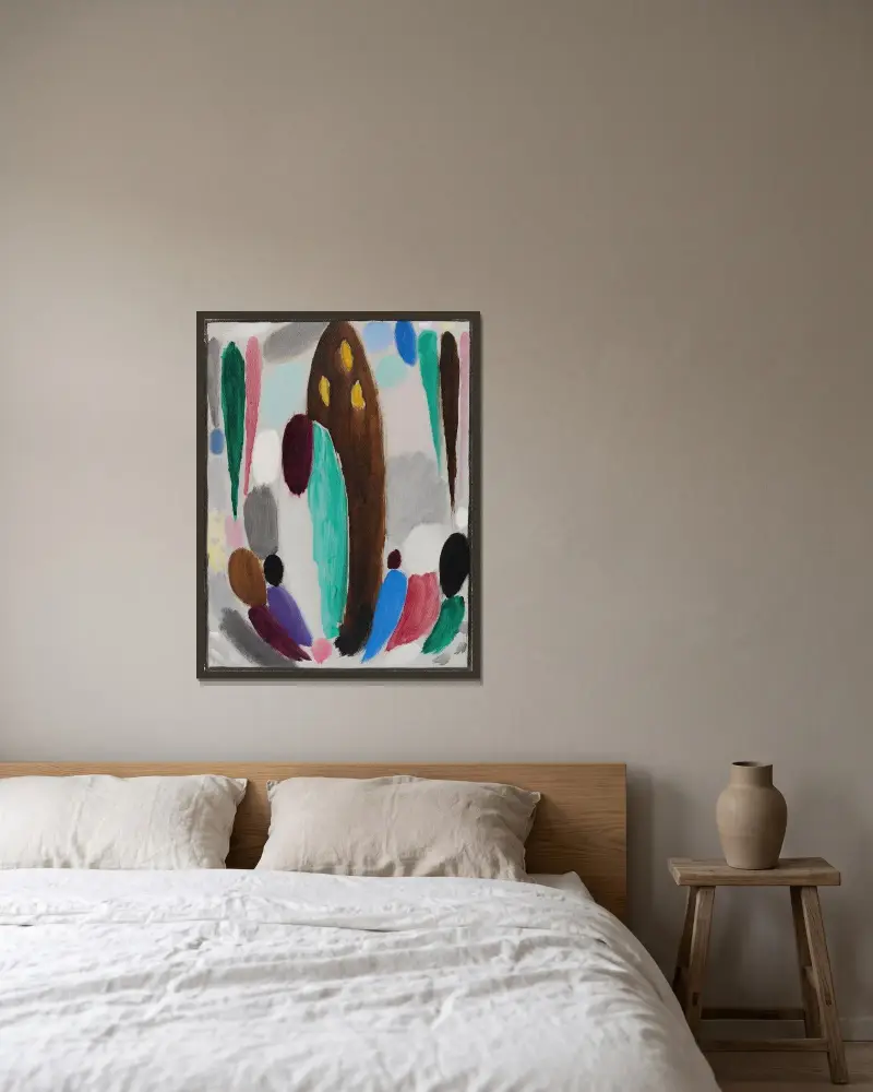 Ascona (Variation), Alexej von Jawlensky v rámu na stěně