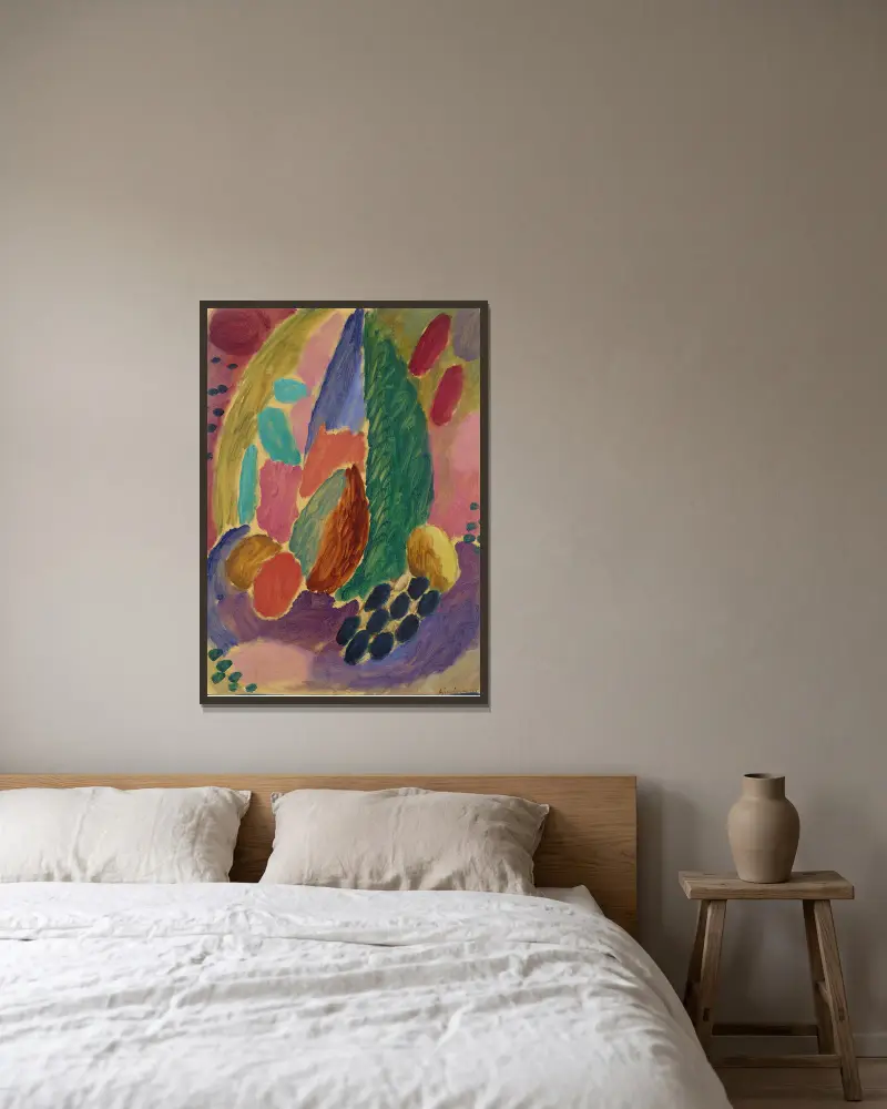 Velká variace, Alexej von Jawlensky v rámu na stěně