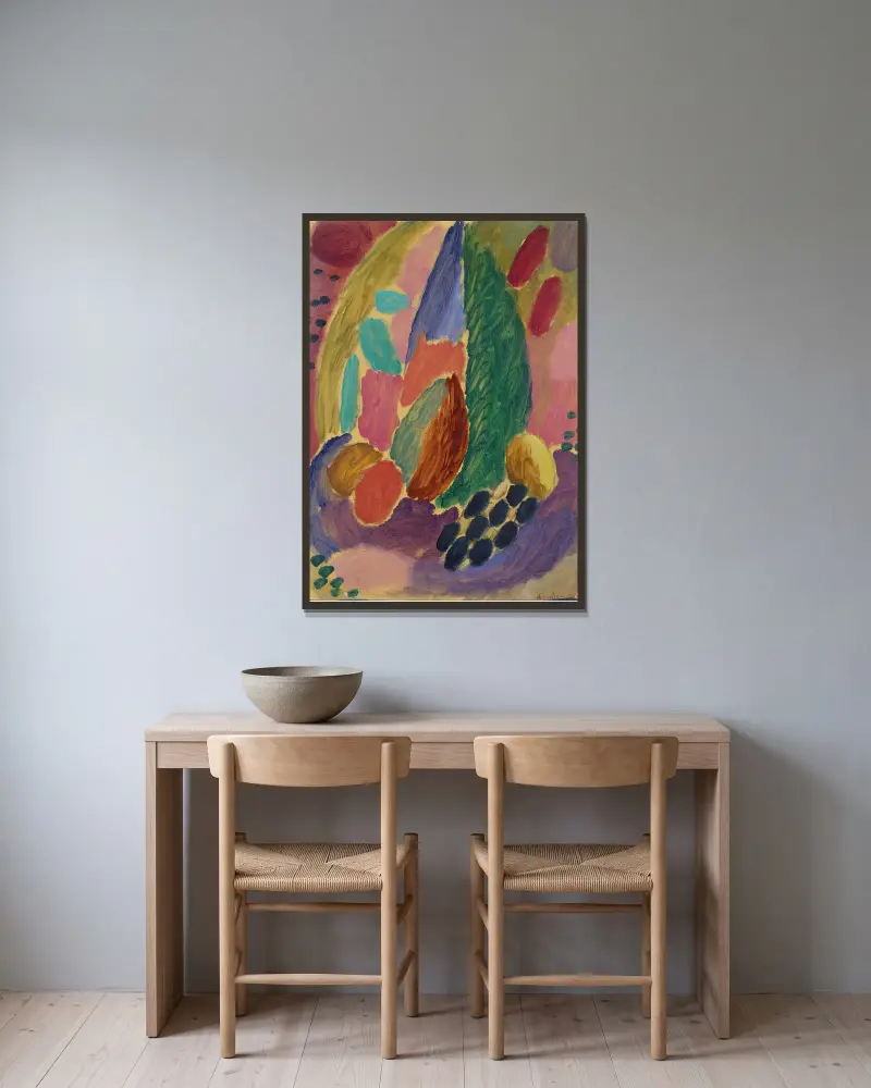 Velká variace, Alexej von Jawlensky v rámu na stěně