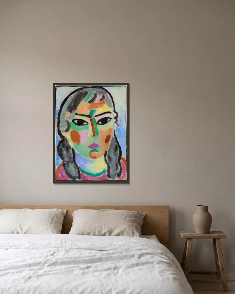 Dziewczynka, Alexej von Jawlensky w ramie na ścianie