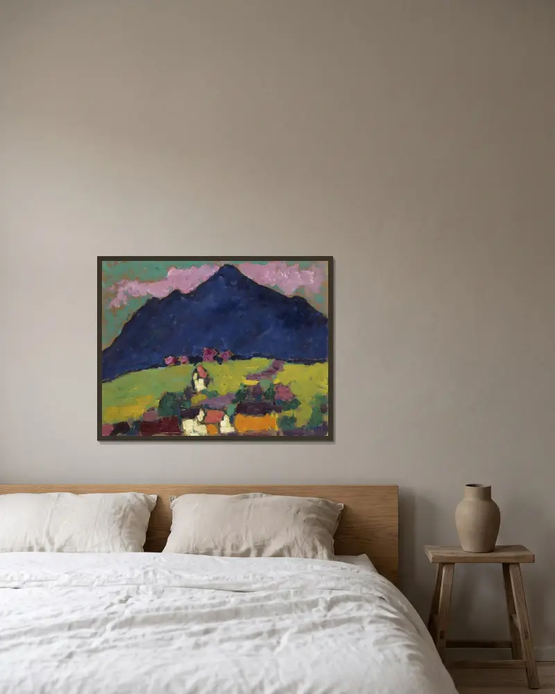Murnau von Alexej von Jawlensky gerahmt an einer Wand