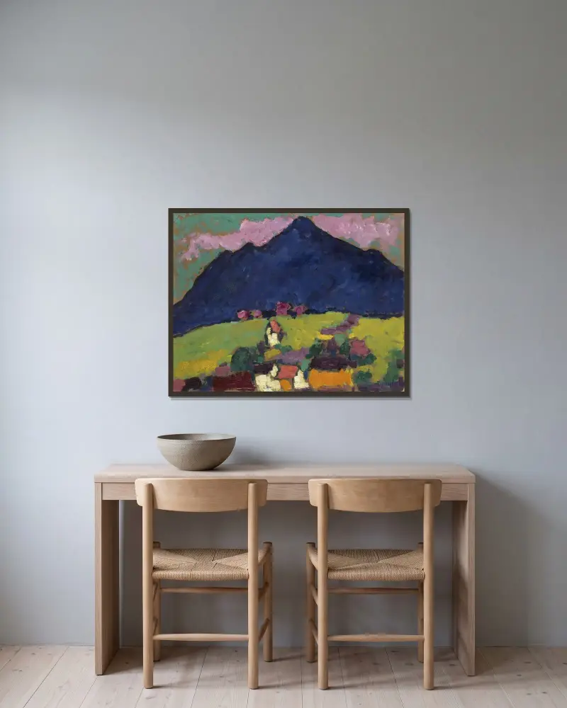 Murnau von Alexej von Jawlensky gerahmt an einer Wand