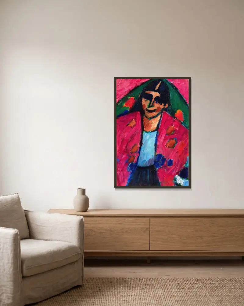 Španěl, 1909, Alexej von Jawlensky v rámu na stěně