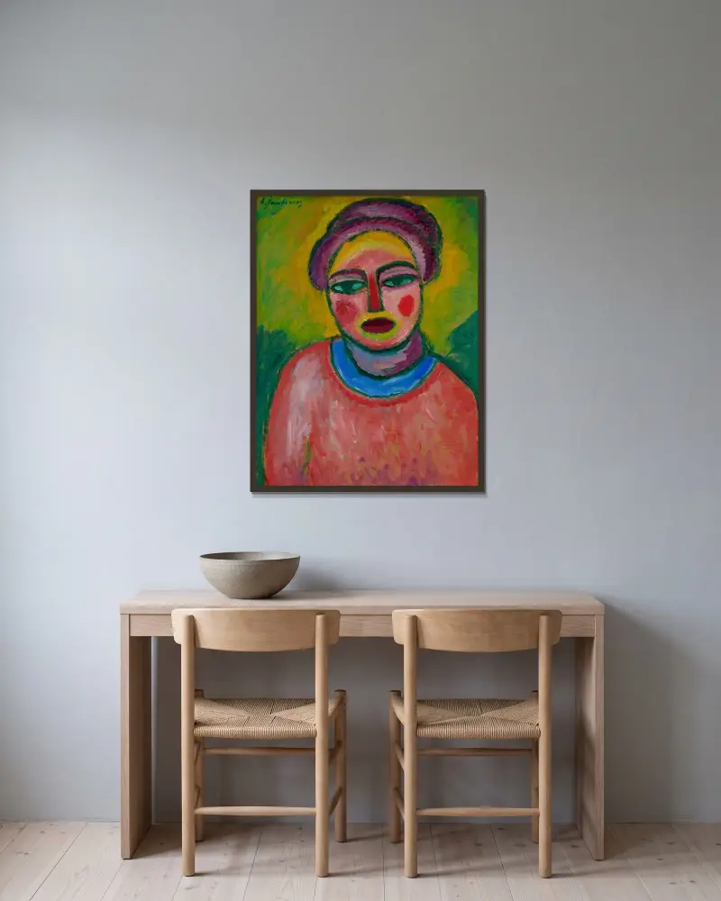 Wiosna, Alexej von Jawlensky w ramie na ścianie