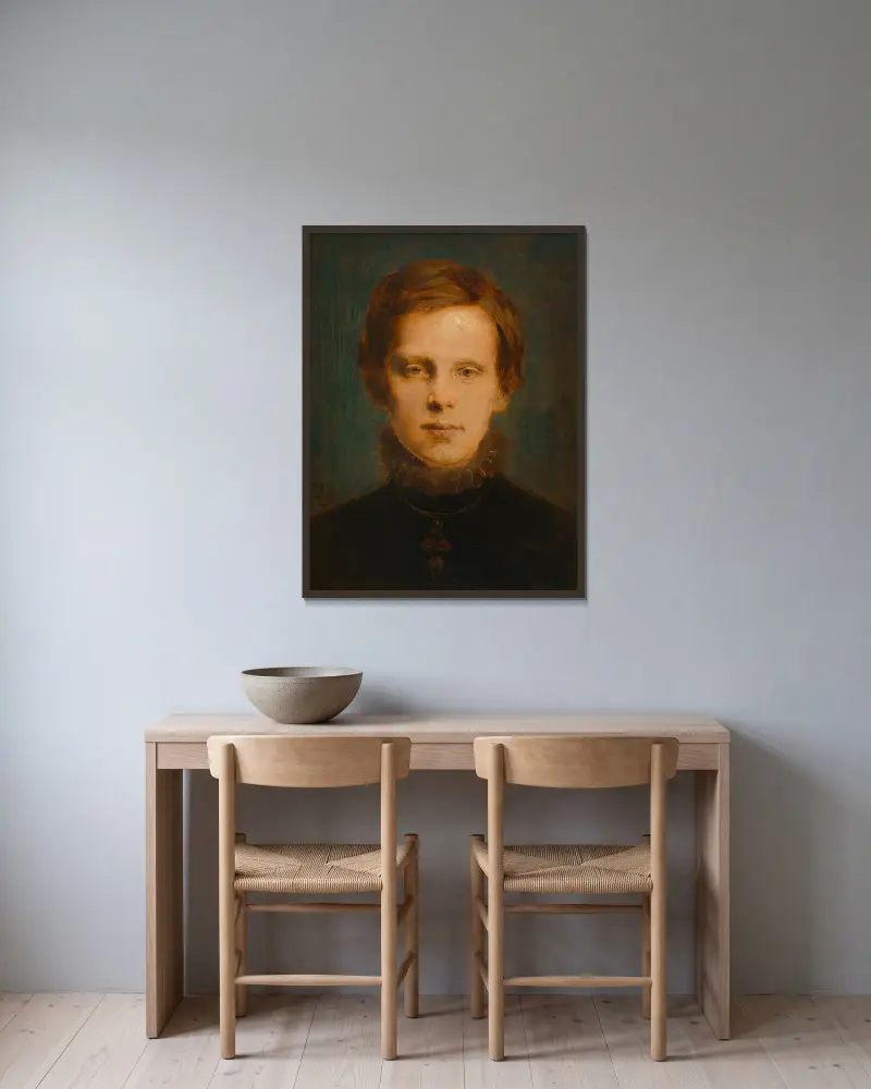 Korunní princ Rudolf, Franz von Lenbach v rámu na stěně
