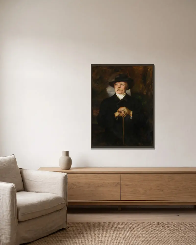 Otto von Bismarck, 1890 – Nr. 2 von Franz von Lenbach gerahmt an einer Wand