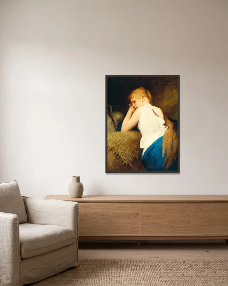 Máří Magdalena, Gabriel von Max v rámu na stěně