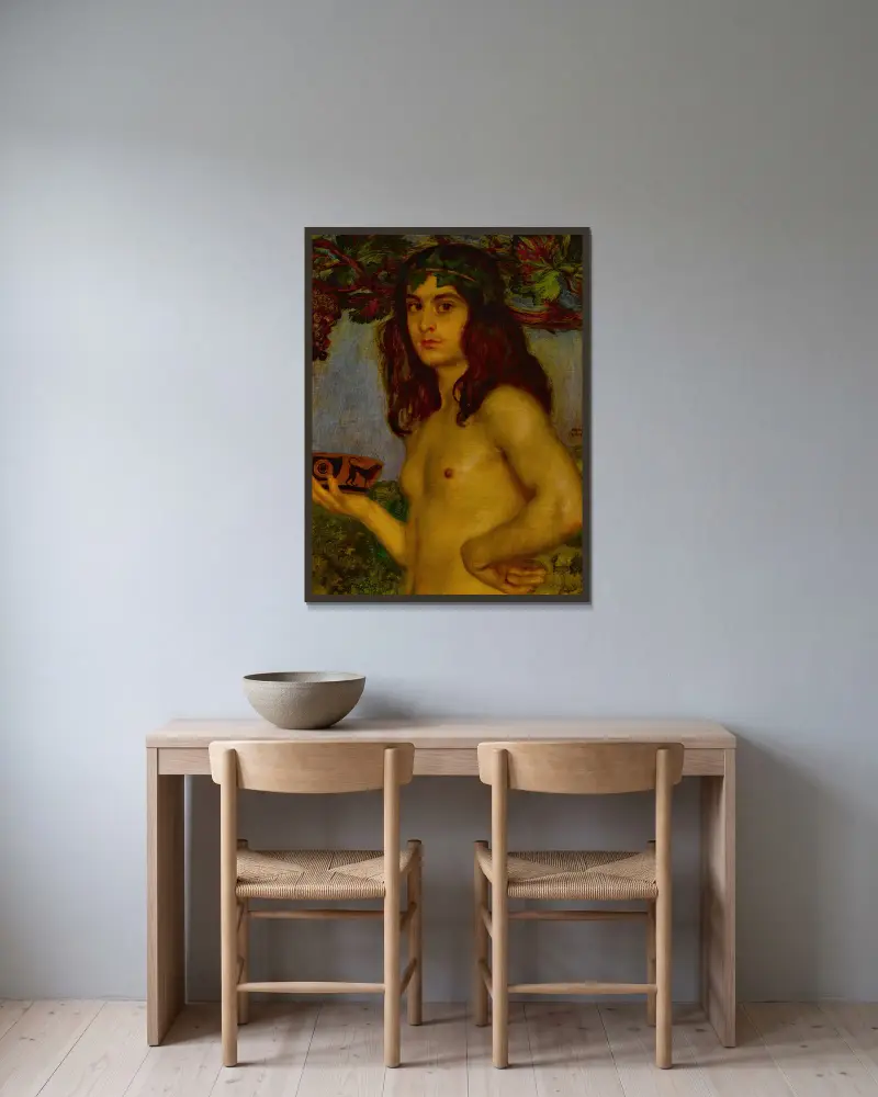Dionýsos, Franz von Stuck v rámu na stěně
