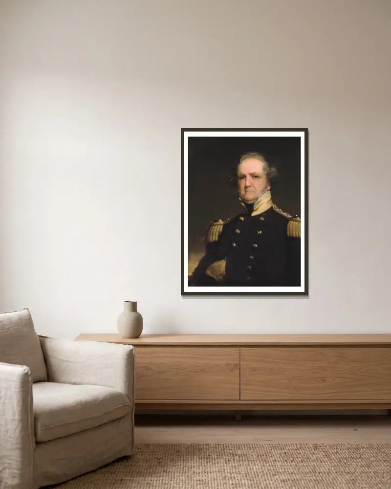 General Winfield Scott, Robert Walter Weir v rámu na stěně