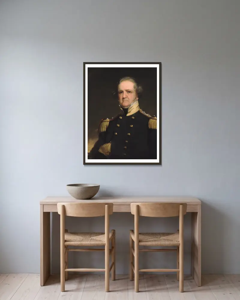 General Winfield Scott, Robert Walter Weir v rámu na stěně