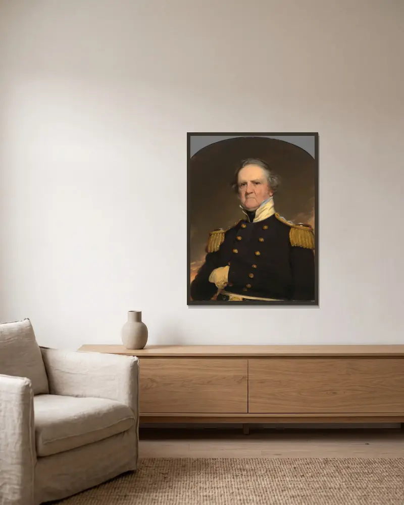 Winfield Scott, 1855, Robert Walter Weir w ramie na ścianie