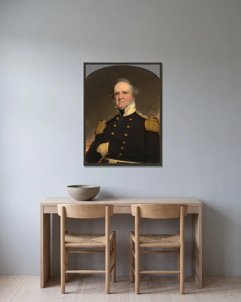 Winfield Scott, 1855, Robert Walter Weir w ramie na ścianie