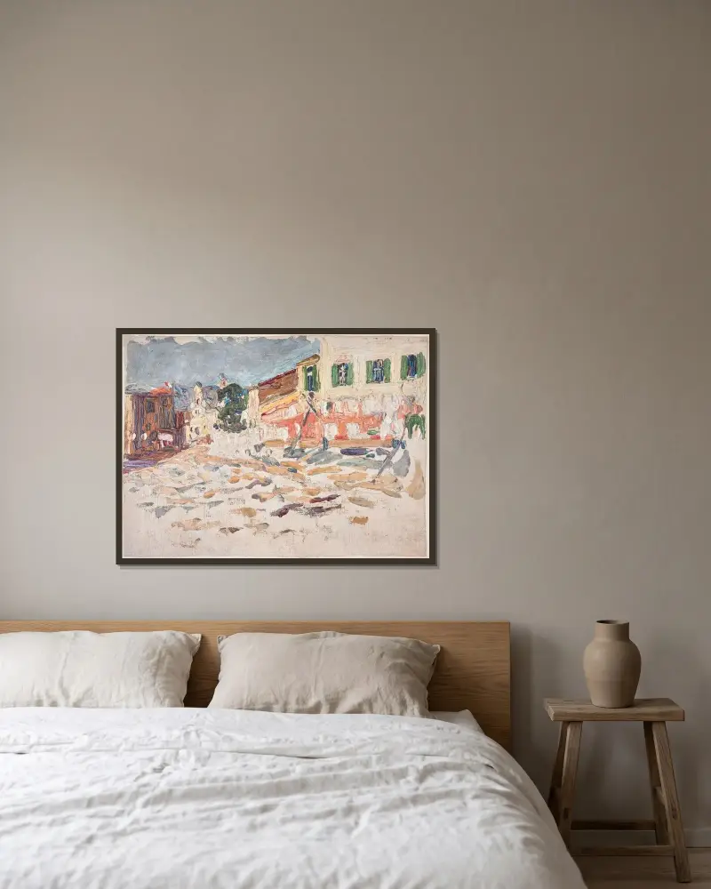 Kwadrat, Wassily Kandinsky w ramie na ścianie