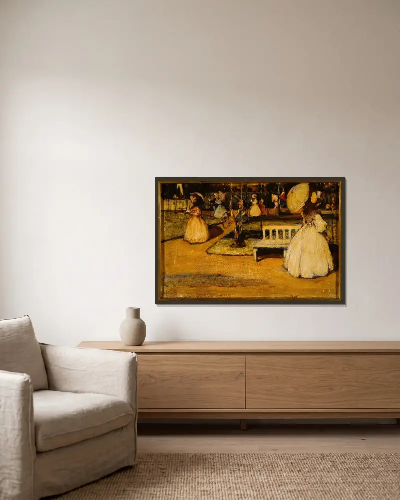 Čistý vzduch, Wassily Kandinsky v rámu na stěně