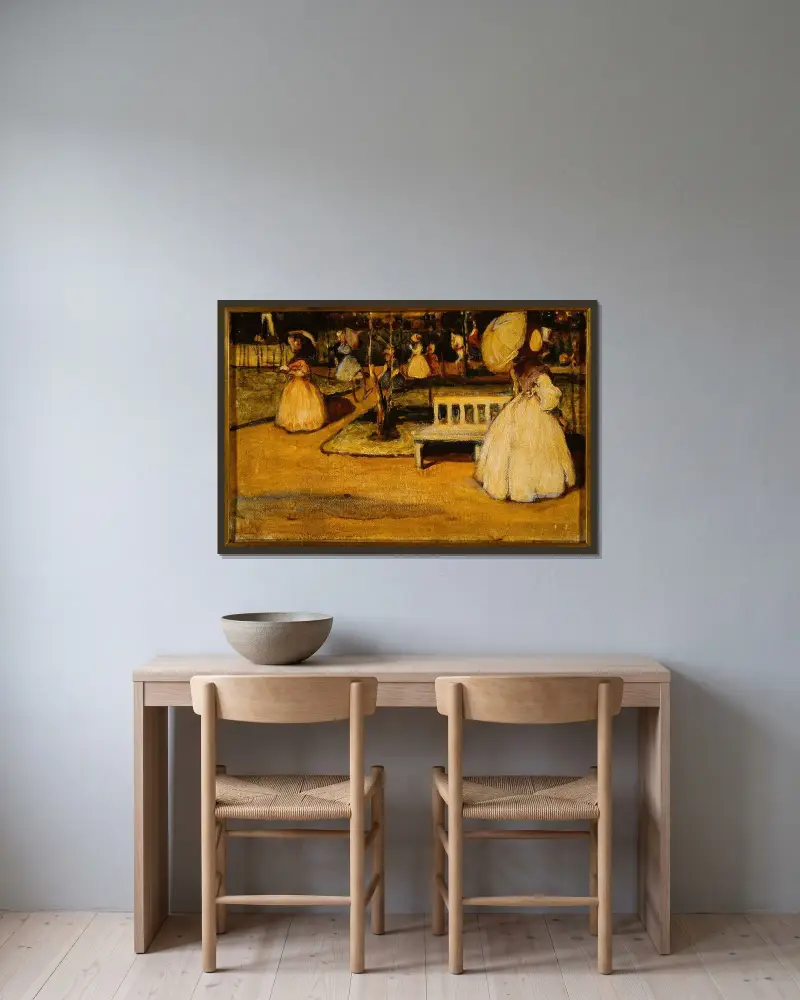 Čistý vzduch, Wassily Kandinsky v rámu na stěně