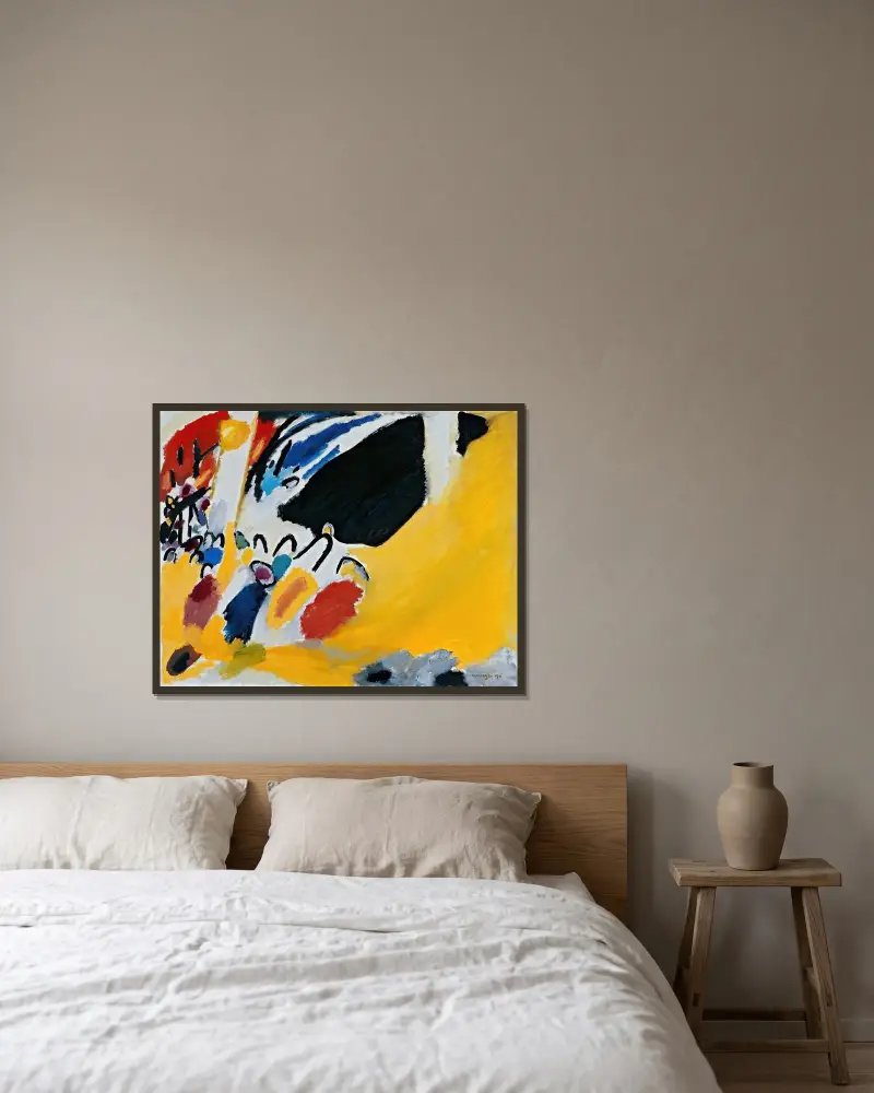 Imprese III (koncert), Wassily Kandinsky v rámu na stěně