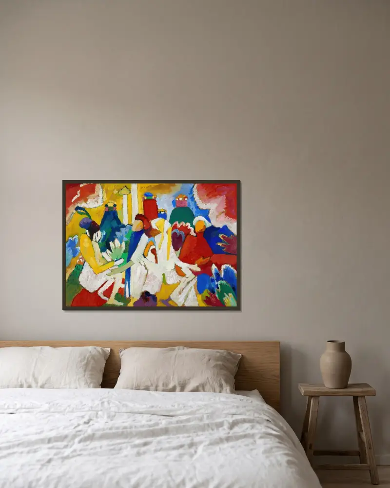 Oriental, Wassily Kandinsky v rámu na stěně