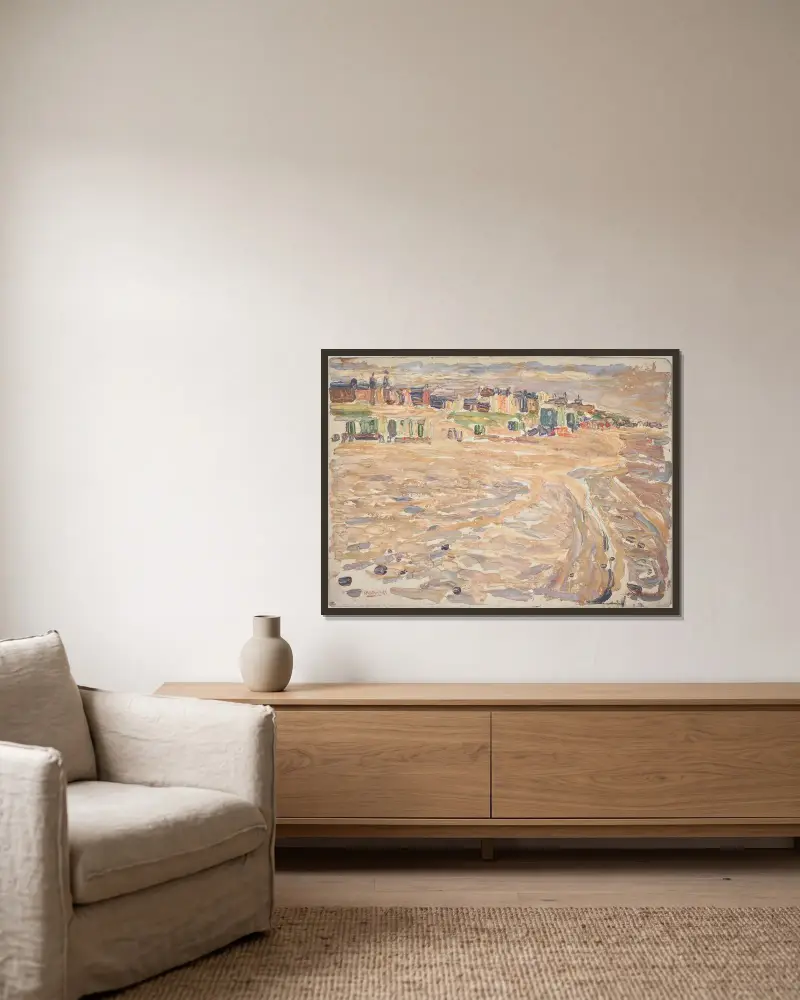 Scheveningen, Wassily Kandinsky v rámu na stěně