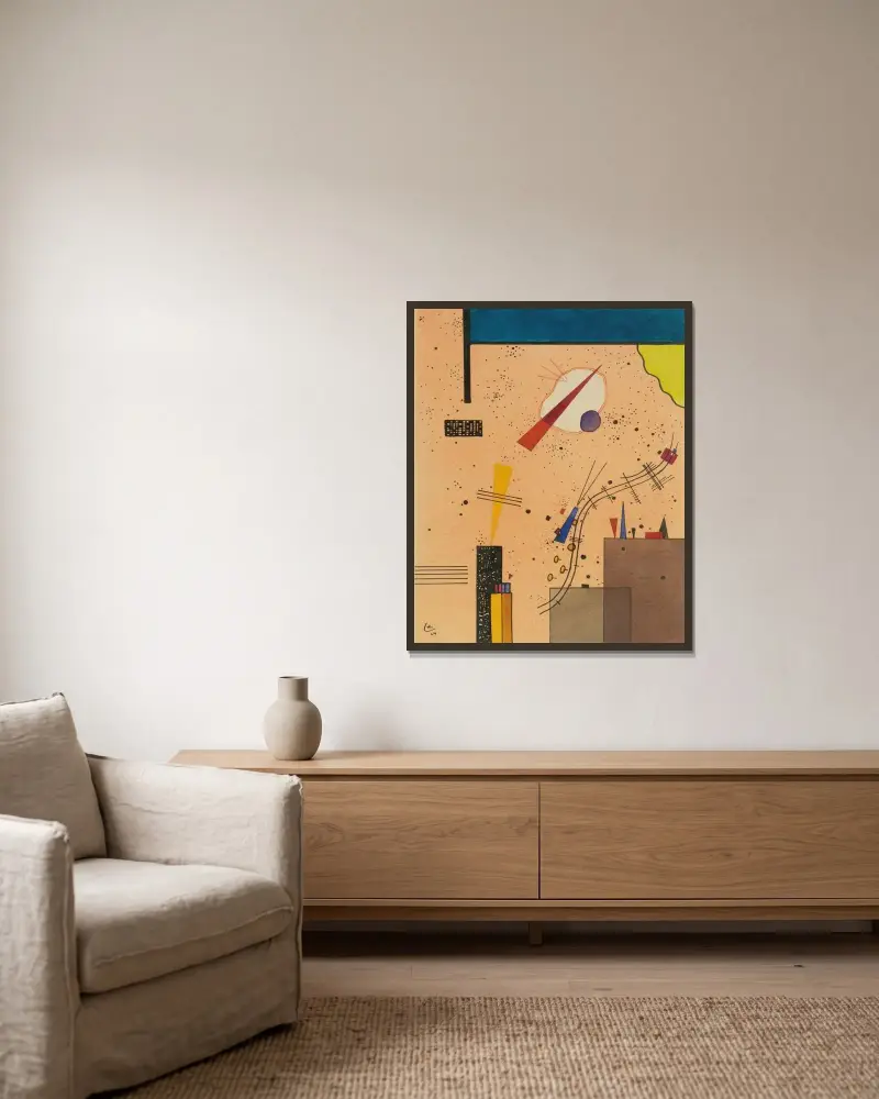 Spritze (Spray), Wassily Kandinsky w ramie na ścianie