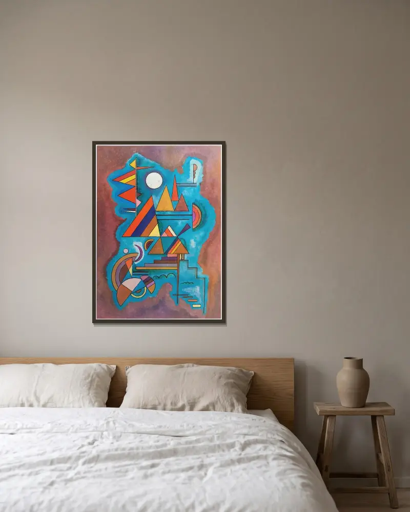 Stojící, Wassily Kandinsky v rámu na stěně