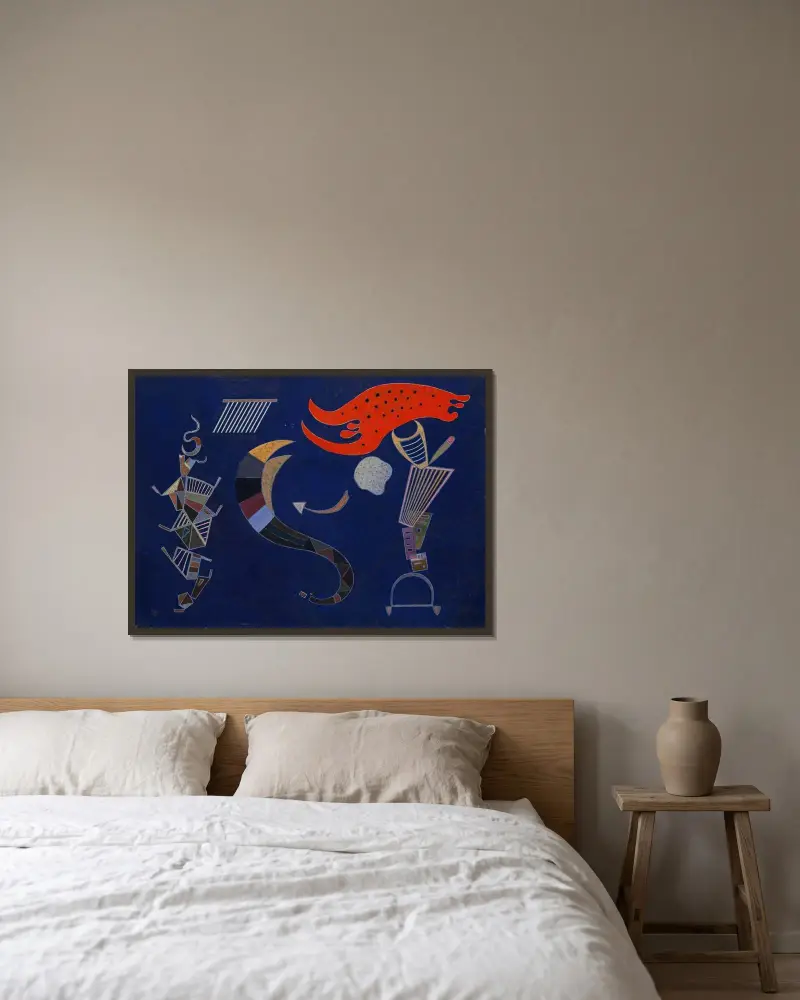 Šíp, Wassily Kandinsky v rámu na stěně