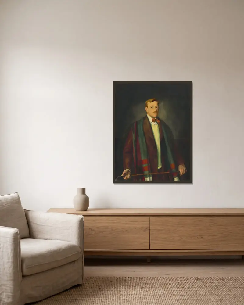 Chester Dale von George Wesley Bellows gerahmt an einer Wand