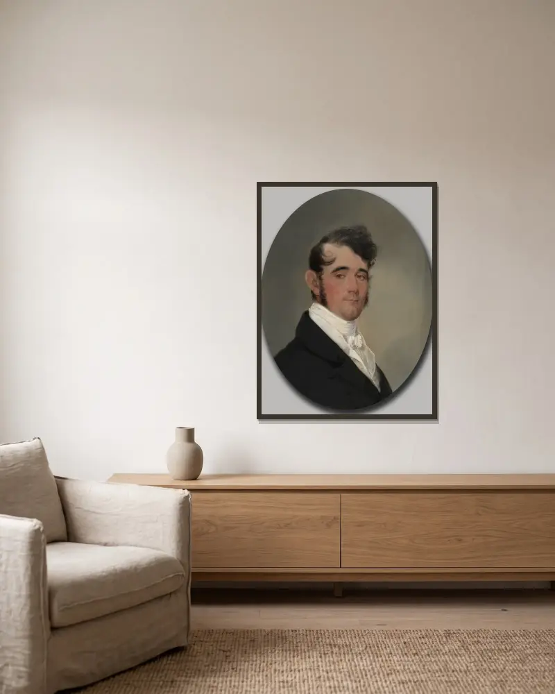 Benjamin Rouse, John Wesley Jarvis w ramie na ścianie