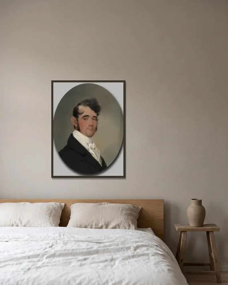 Benjamin Rouse, John Wesley Jarvis w ramie na ścianie
