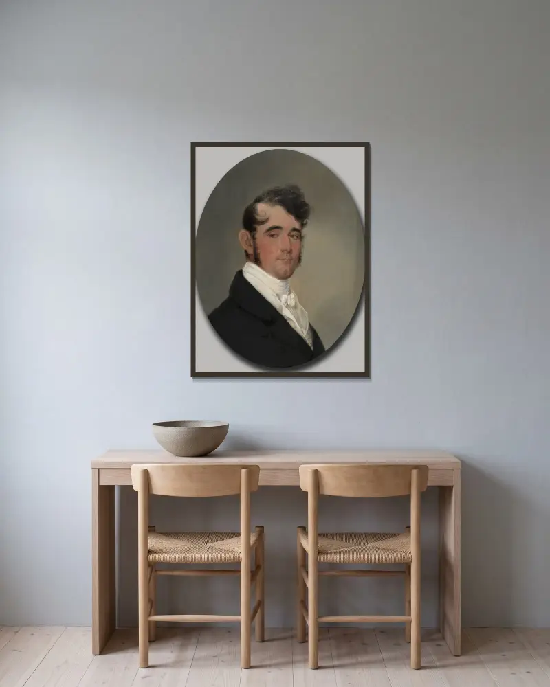 Benjamin Rouse, John Wesley Jarvis w ramie na ścianie