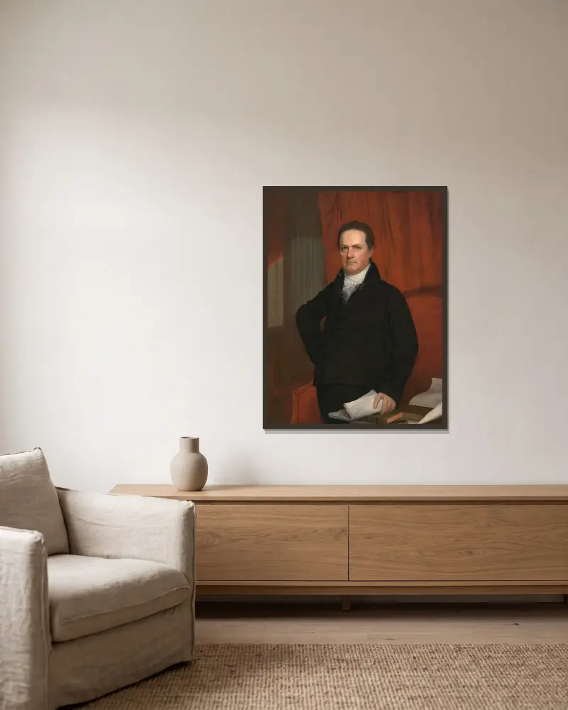 DeWitt Clinton, John Wesley Jarvis v rámu na stěně