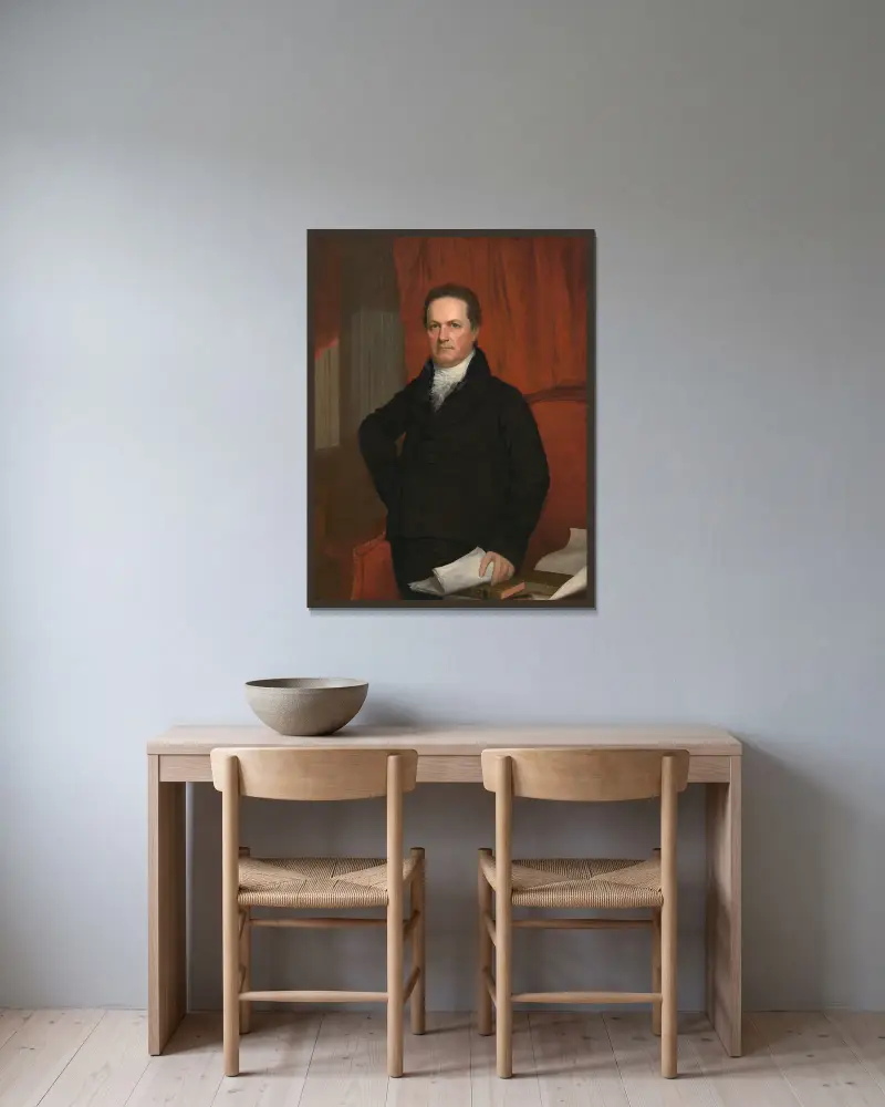 DeWitt Clinton, John Wesley Jarvis v rámu na stěně