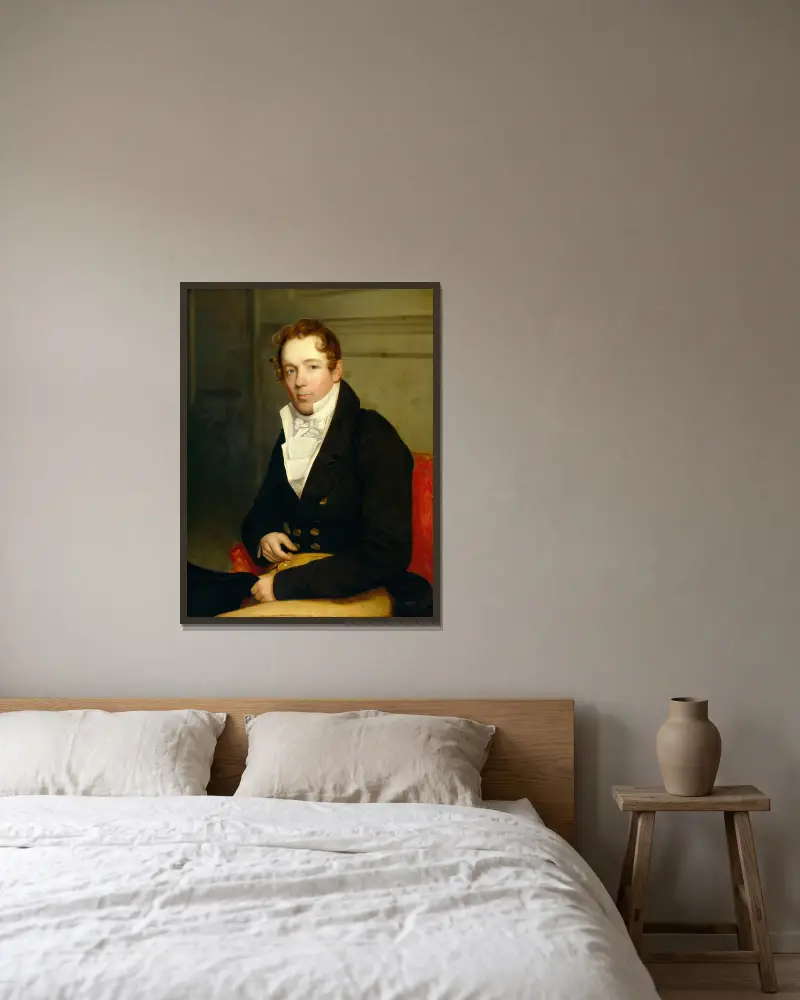 Jacob Houseman von John Wesley Jarvis gerahmt an einer Wand