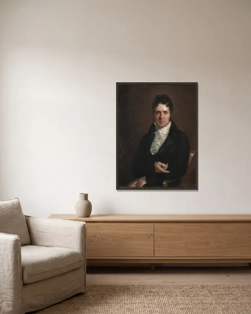 Thomas Abthorpe Cooper, John Wesley Jarvis w ramie na ścianie