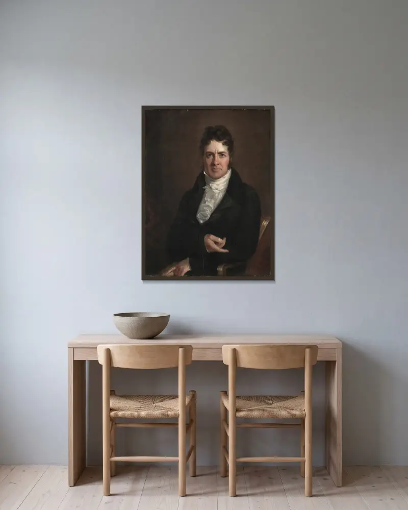 Thomas Abthorpe Cooper, John Wesley Jarvis w ramie na ścianie